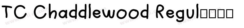 TC Chaddlewood Regul字体转换